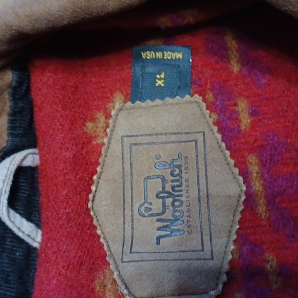 Woolrich Women's Vintage Red Floral Fully Lined Wool Blend Jacket Size XL - Picture 2 of 9